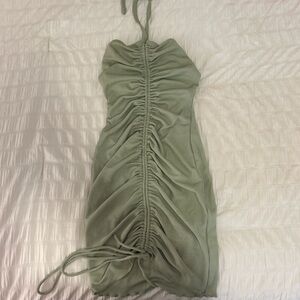 Princess Polly Ruched Halter Bodycon Mini Dress